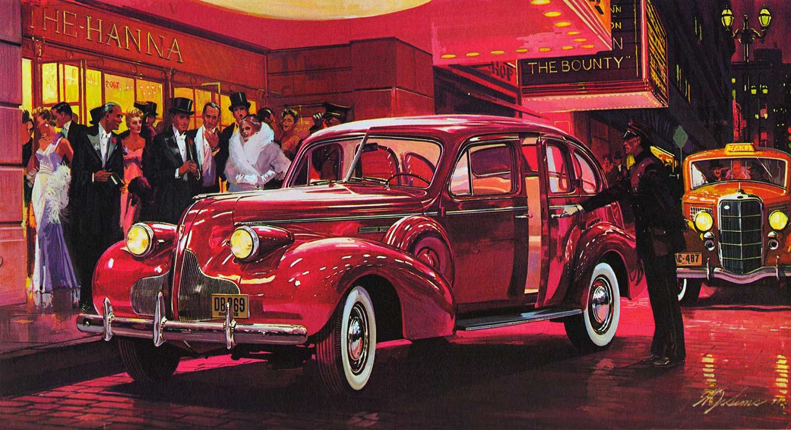 1939 Buick Roadmaster Sedan: Illustrated by William J. Sims