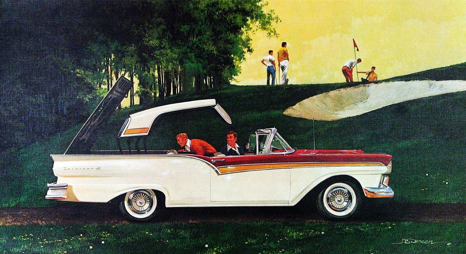 1957 Ford Skyliner: Illustrated by James B. Deneen