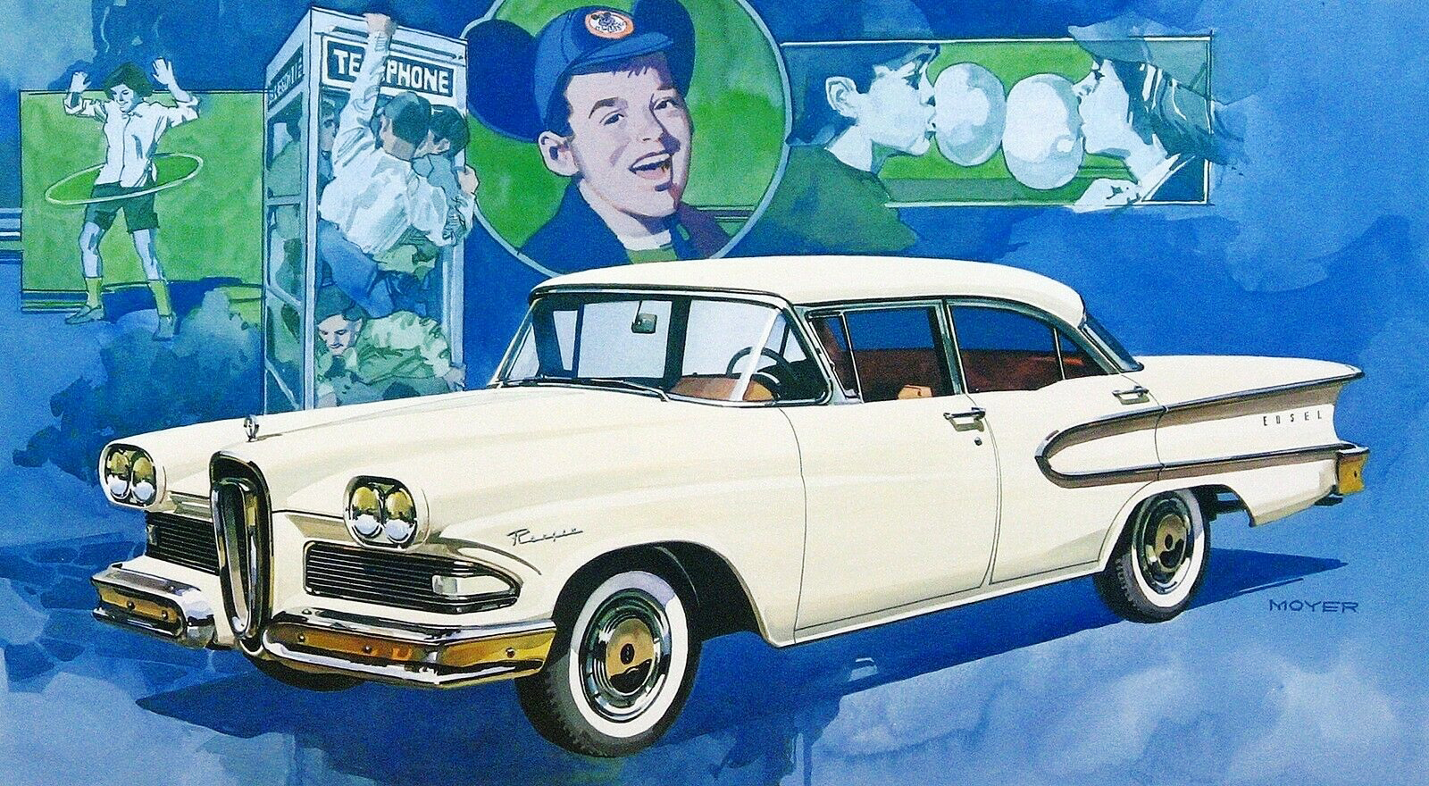 1958 Edsel: Illustrated by Robert M. Moyer