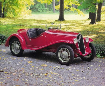 Fiat 508S Balilla Spider (Ghia), 1933