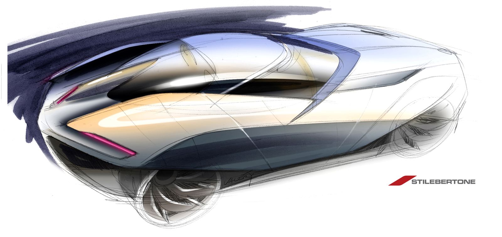 Alfa Romeo B.A.T. 11 (Bertone), 2008 - Design sketch