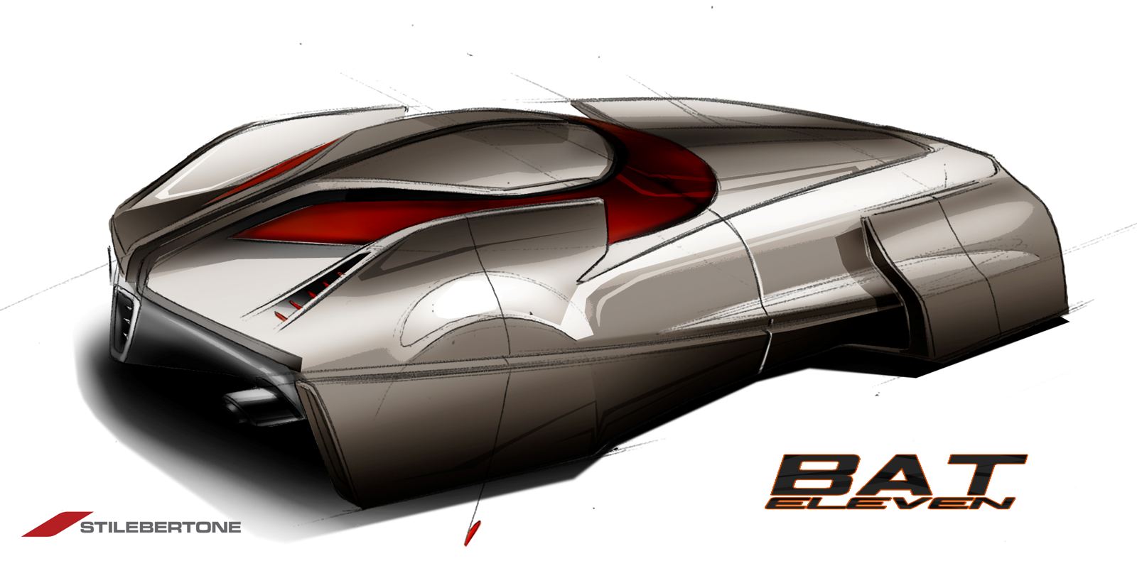 Alfa Romeo B.A.T. 11 (Bertone), 2008 - Design sketch