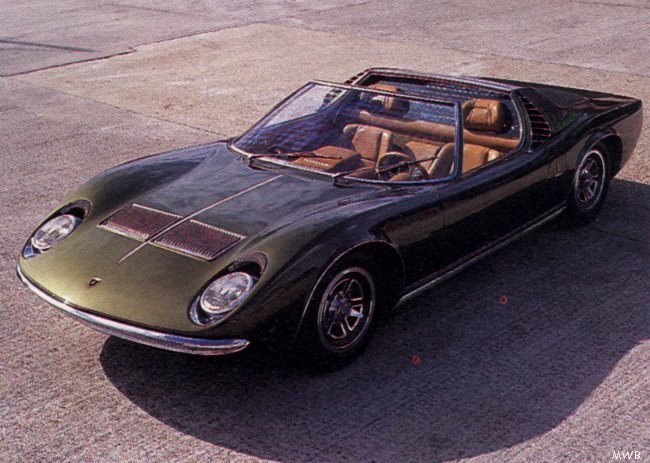 1968 Lamborghini Miura Roadster (Bertone) - Ateliers 1968 Lamborghini Miura Roadster (Bertone) - Ateliers