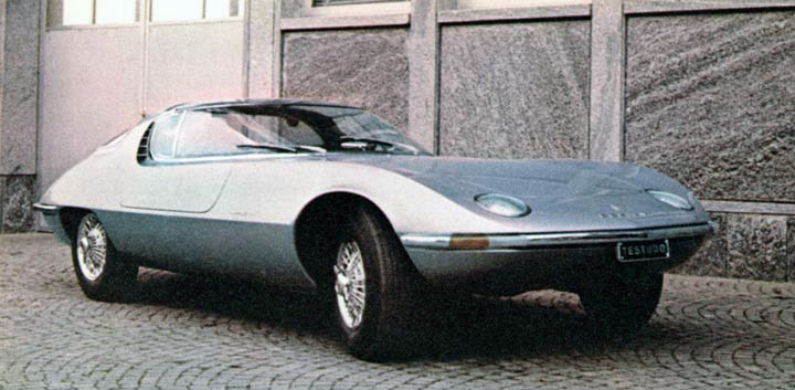 1963 Chevrolet Corvair Testudo (Bertone) - Studios