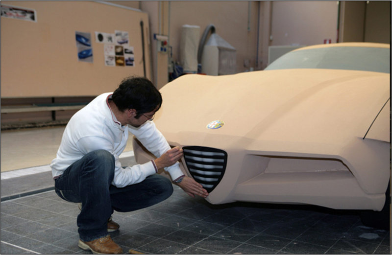 Alfa Romeo B.A.T. 11 (Bertone), 2008 - Design process