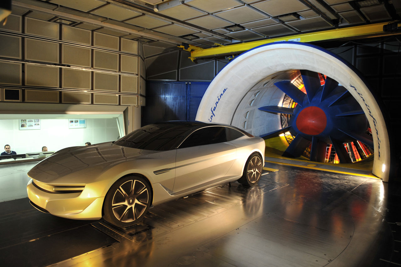 Pininfarina Cambiano, 2012 - Wind tunnel testing
