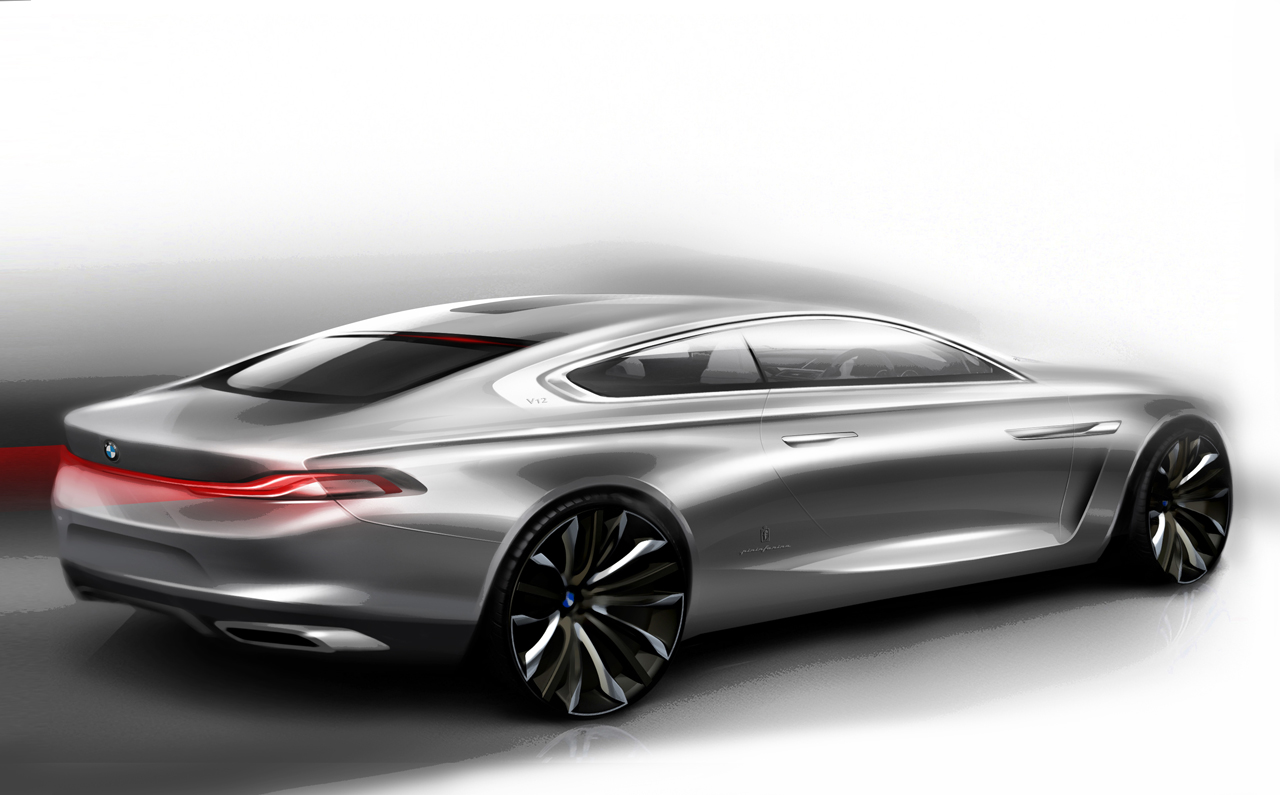 BMW Gran Lusso Coupe (Pininfarina), 2013 - Design Sketch