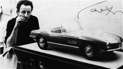 Goertz and his creation, the BMW 507