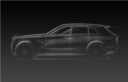 Rolls-Royce Cullinan, 2018 - Design Sketch