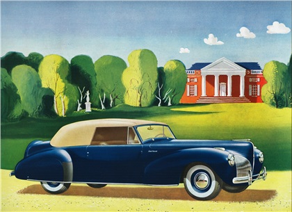 Lincoln Continental Cabriolet, 1941 - Advertising Art