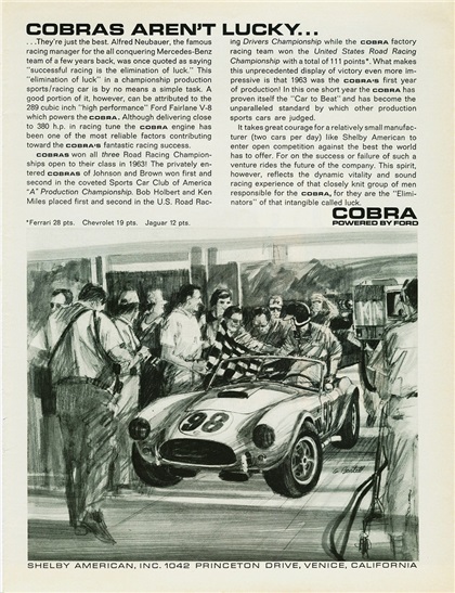 AC Cobra, 1962