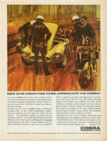 AC Cobra, 1962