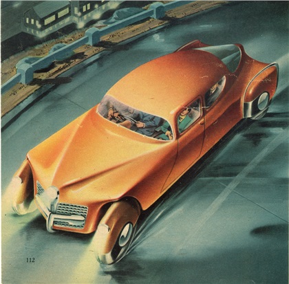 Tucker Torpedo, Early Design Rendering (1946)