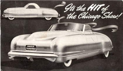 Chrysler Thunderbolt, 1941 - at Chicago Auto Show