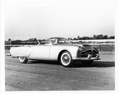 Packard Pan American, 1952 - M.J. Kollins behind wheel