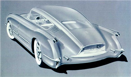 Chevrolet Corvair Sports Coupe, 1954 - Rendering