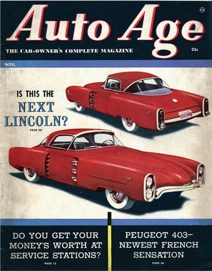 Lincoln Indianapolis, 1955 - Auto Age Magazine