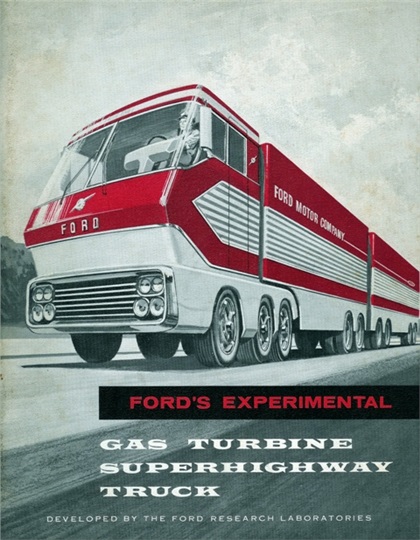 Ford 'Big Red' Experimental Gas Turbine Truck, 1964