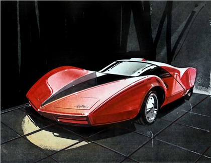 Chevrolet Astro I, 1967 - Roy Lonberger - Rough study