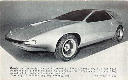 Austin Zanda Concept, 1969