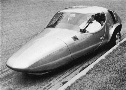 GM XP-511 Commuter Car, 1969 - Designed by Shinoda for Chevrolet Engineering Staff