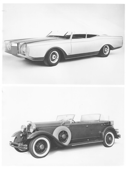 1970 Lincoln Mark III Dual Cowl Phaeton Show Car and 1931 Lincoln KB