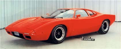 Ford Mach II, 1970 – Mach II planned as a challenger to GM’s Corvette. Unfortunately did not reach production. Photo shows mock-up on Pantera chassis.