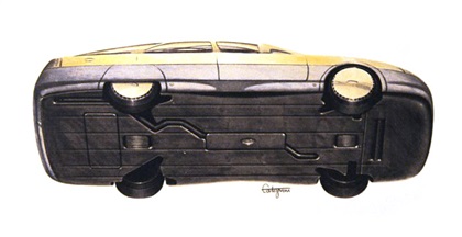 Ford Probe III, 1981 - Design Sketch
