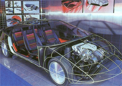 This was the futuristic Aero 2000 with a skeleton overlay.