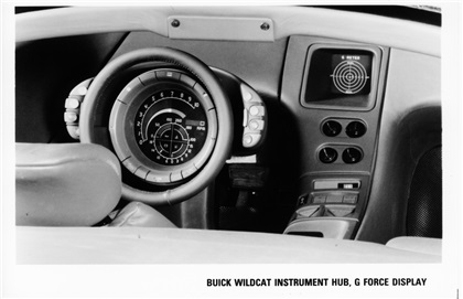 Buick WildCat, 1985 - Instrument Hub, G Force Display