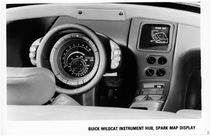 Buick WildCat, 1985 - Instrument Hub, Spark Map Display