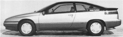 Subaru XT (ItalDesign), 1986