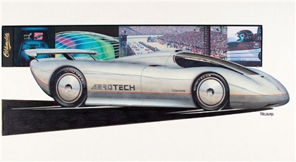 1987 Oldsmobile Aerotech Concept Short Tail Sketch 