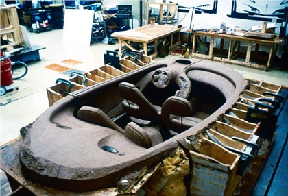 Pontiac Sunfire 2+2, 1990 - Design Process - Clay Interior