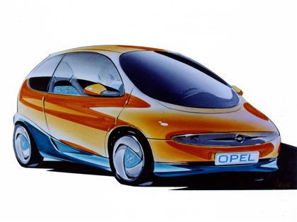 Opel Twin Concept, 1992 - Design Sketch