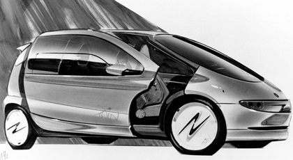 Opel Twin Concept, 1992 - Design Sketch