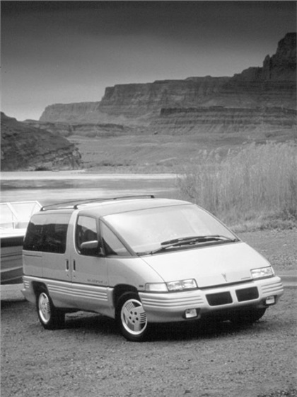 A production version of the Trans Sport debuted for the '90 model year. While it was toned down a bit from the radical concept version, it was still a technical and design breakthrough, with its spaceframe construction and plastic body panels. It was a little too radical for the market, though, and sales picked up when it was replaced with a more conventional minivan design in 1997. This is a '93 model, the last year for the original exterior design before a '94 facelift.