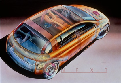 Renault Next Concept, 1995 - Design Sketch
