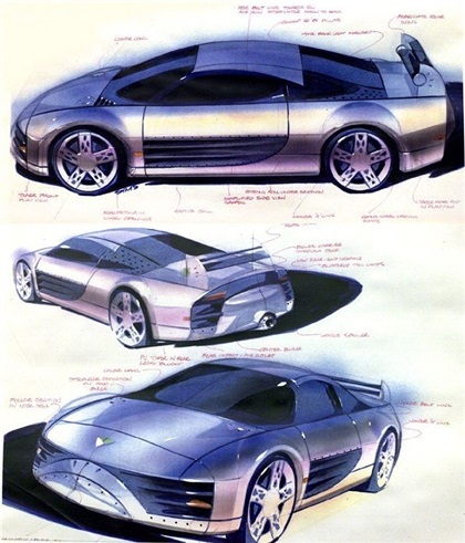Mitsubishi SST, 1998 - Design Sketch