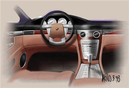 Chrysler Citadel, 1999 - Interior design sketch