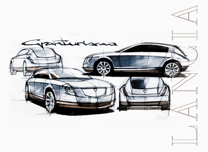 Lancia Granturismo, 2002 - Design Sketch
