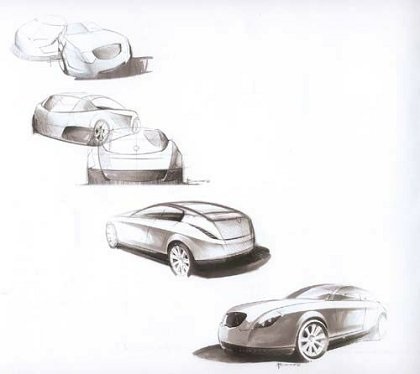 Lancia Granturismo, 2002 - Design Sketches