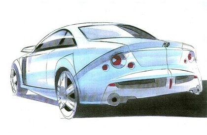 MG Xpower SV, 2002 - Design Sketch