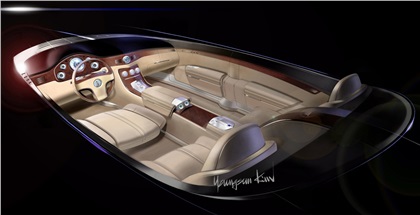 Cadillac Sixteen, 2003 – Design Sketch – Interior
