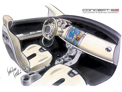 Suzuki CONCEPT-S2, 2003 - Interior Design Sketch