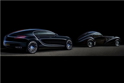 Bugatti 16C Galibier concept in black, 2010