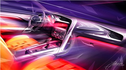 Citroen DS High Rider, 2010 - Interior Design Sketch