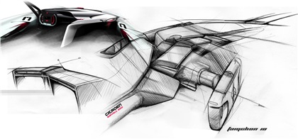 Citroen Survolt Concept, 2010 - Design Sketch