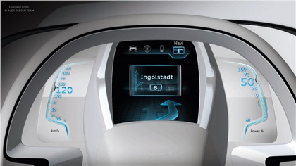 Audi A2 Concept, 2011 - Instrument Display