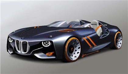 BMW 328 Hommage Concept, 2011 - Design Sketch